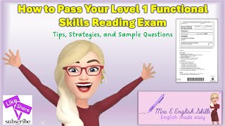 How to Pass Your Level 1 Functional Skills Reading Exam