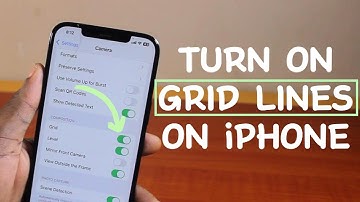 How to Turn ON Grid Lines on iPhone Camera