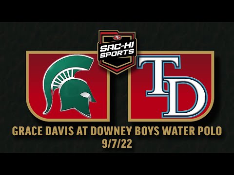 Davis (Modesto) vs Downey Boys Water Polo match on September 7, 2022.