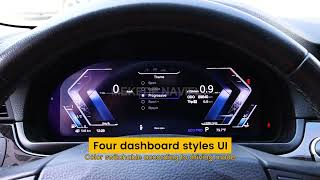 BMW LCD dashboard for BMW F01 F10 E60 E90 E91 E92 E93