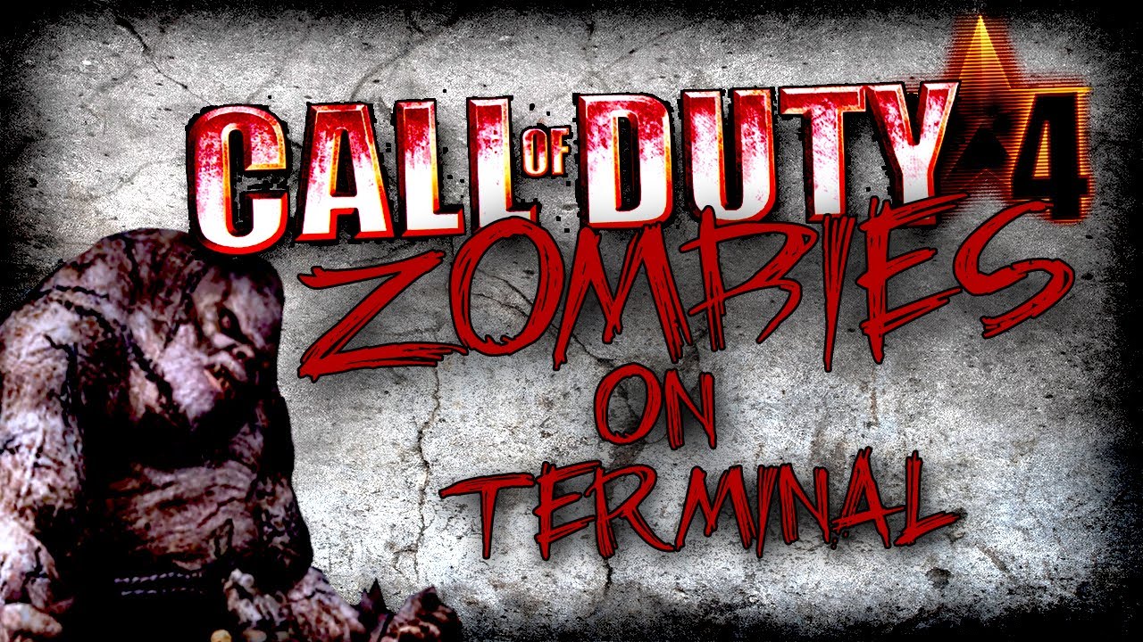 Cod 4 Mods: Outlaw Chaos Zombies on Terminal (Live Commentary/Gameplay)
