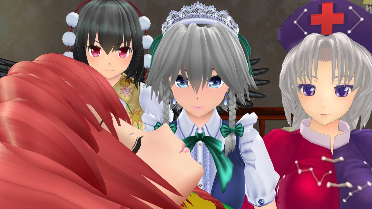 【東方MMD】美鈴の夢遊病【ＭＭＤ紙芝居】【紅美鈴】【十六夜咲夜】【射命丸文】【八意永琳】【レミリア・スカーレット】【東方プロジェクト】東方mmd