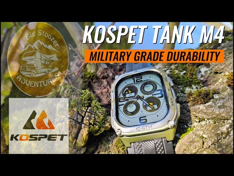 KOSPET TANK M4 Smartwatch voor Heren met GPS,Offline Kaarten & Walkietalkie | RVS Behuizing, 10ATM/45 m Waterdicht, 50 Dagen Batterijduur, Bluetooth Bellen, Hartslag- en Slaapmonitor, Android & iOS KOSPET TANK M4 Smartwatch voor Heren met GPS,Offline Kaarten & Walkietalkie | RVS Behuizing, 10ATM/45 m Waterdicht, 50 Dagen Batterijduur, Bluetooth Bellen, Hartslag- en Slaapmonitor, Android & iOS