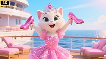 🐱💄 Cute Kitten’s First Time Trying Beautiful Makeup ✨| Ai Cat Story