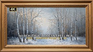 Winter & Cozy Art ❄️ Free 2 Hour Samsung Frame TV Screensaver 4K 2026