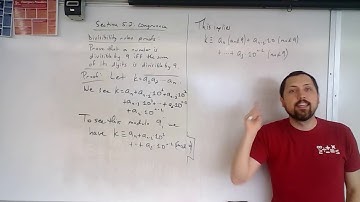 Section 5.2 (part 14) - Divisibility rules proof