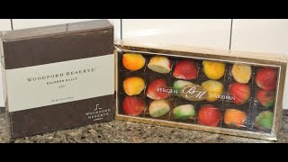Woodford Reserve Bourbon Balls & Bergen Marzipan Review