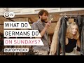The average german sunday  church markets and weird rules