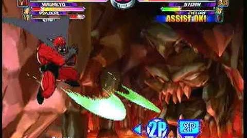 MvC2 Online (360): Brett (MSP) vs Armando (Sent/Storm/Cyke) 15 .:7.7.10:.