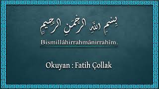 Fatih Çollak - 523.Sayfa - Tûr Suresi (15-31)