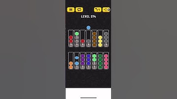 Ball Sort stage 374 #games #puzzle #ballsort