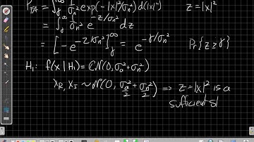 Detection Theory: Single sensor