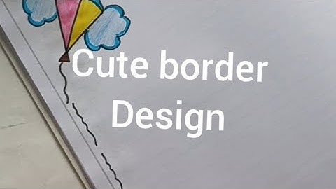 Cute border design @rangallyritu #borderdesign #frontpagedesign #projectworkdesigns #borderart