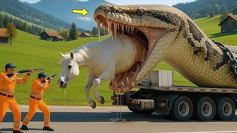 Brave Heroes Saves Autistic Horse from Giant Python Deadly Coils🦄🐍