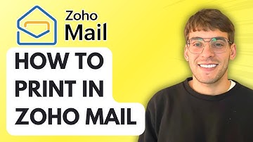 How to Print in Zoho Mail [2025 Guide]