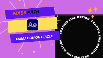 How to Animate Scrolling Text on a Path in Adobe After Effects (circle)