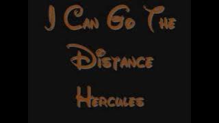 I Can Go The Distance - Hercules Lyrics