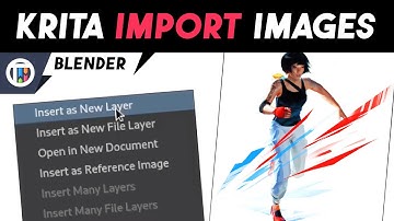 How to Import Images into Krita - Digital Art Tutorial