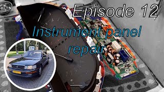 Episode 12  Project Lexus LS 400: Instrument panel repair (and closing the hood, I'm done there)