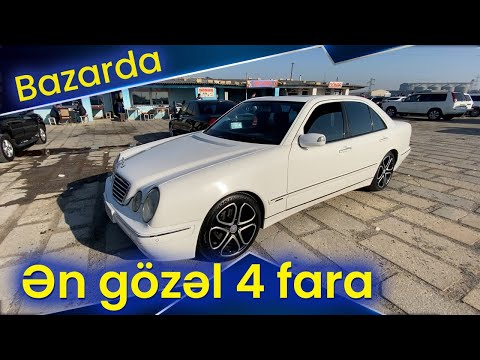 Maşın bazarında 4 fara W210 Mercedeslərin qiymətləri