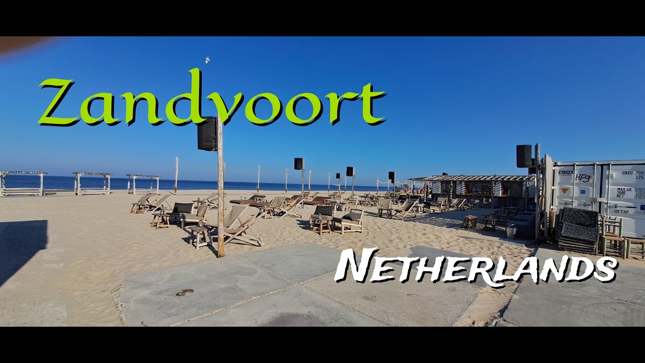 Zandvoort / Netherlands / 4K/ Walking Tour