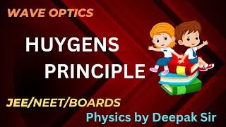 Wave Optics 02: Huygens Principle @Proof For Laws Of Reflection &amp; Refraction By Huygens Principle