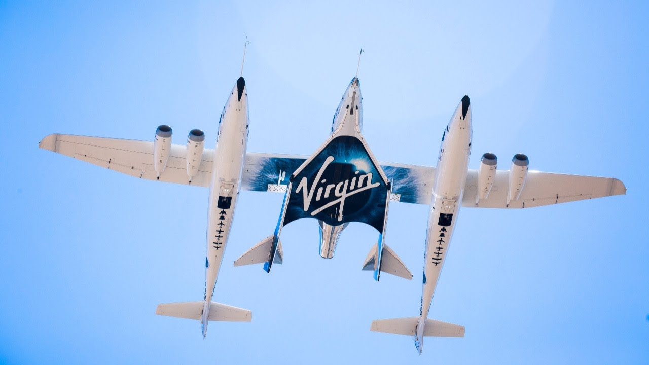 Richard Branson s'envole vers l'espace dans Spaceship 2