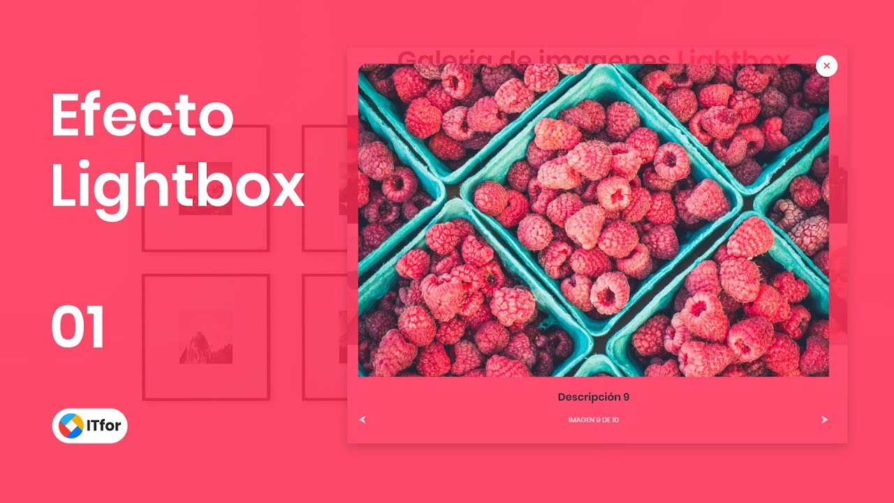 Galería de imágenes con efecto Lightbox 02 Creación del Lightbox