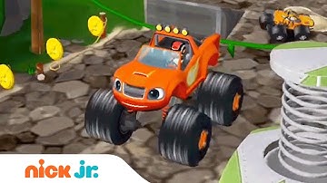 Blaze and the Monster Machines Racing Game Walkthrough | Jr. Gamers | Preschool App (AD) | Nick Jr.