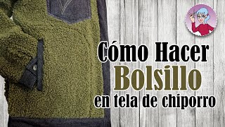 Cómo hacer un bolsillo de chaqueta en tela de chiporro screenshot 5
