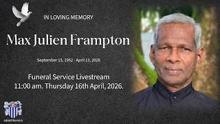Max Julien Frampton Funeral Service Livestream