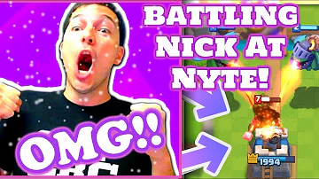 INSANE BATTLE FT NICKATNYTE / CHANNEL UPDATE / Clash Royale