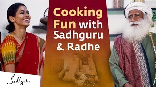Sadhguru & Radhe Cook A Ragi Dosa Together | Millet Recipe screenshot 5