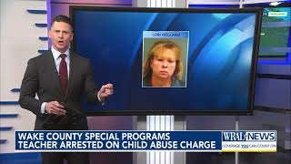 Wake teacher child abuse charges lead to suspension