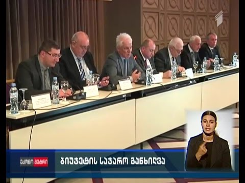 ბიუჯეტის საჯარო განხილვა