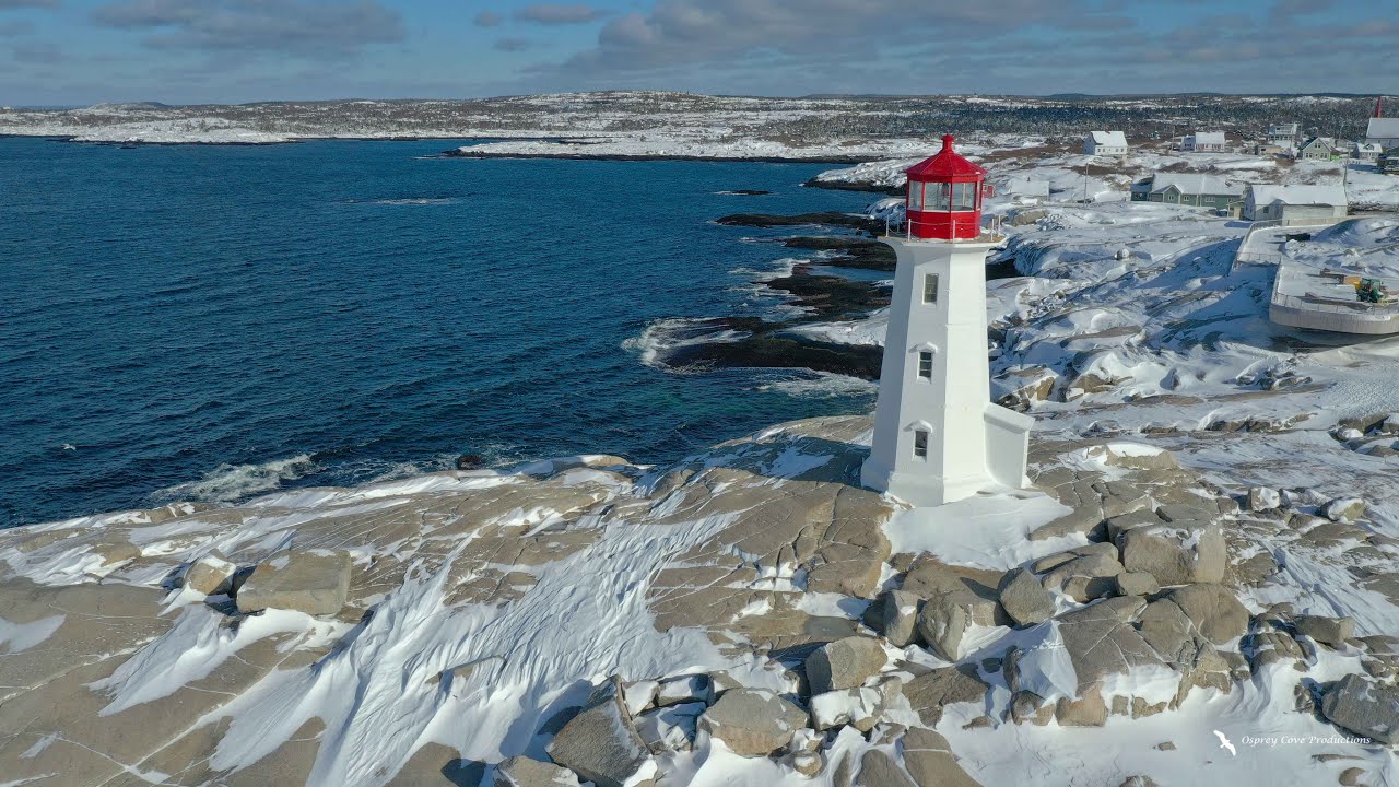 Capturing the Charm of Peggy's Cove Lighthouse in Winter - A Stunning ...