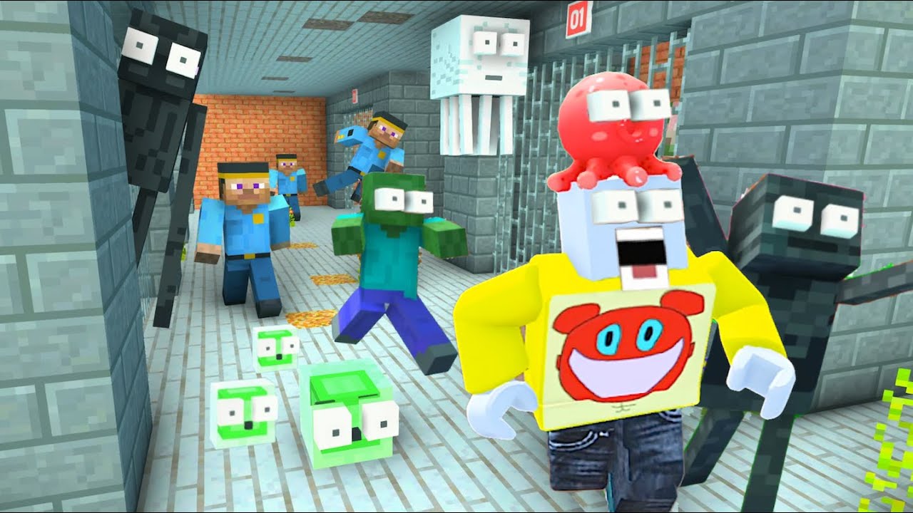 マイクラモンスターの刑務所から脱出アスレチックが面白い【 Craft