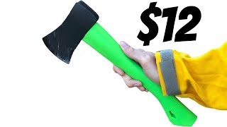 TESTING The Cheapest Hatchet On AMAZON