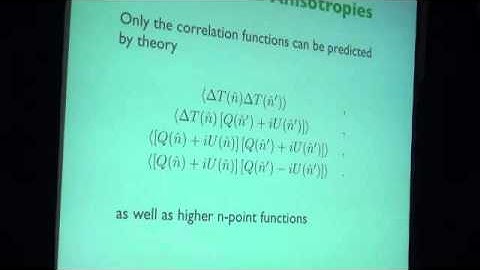 Cosmology on the Beach 2016 Lecture Raphael Flauger L2