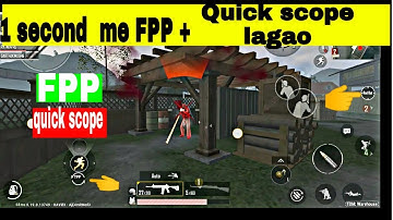 PUBG MOBILE LITE FPP MODE WITH QUICK SCOPE ||PUBG MOBILE LITE
