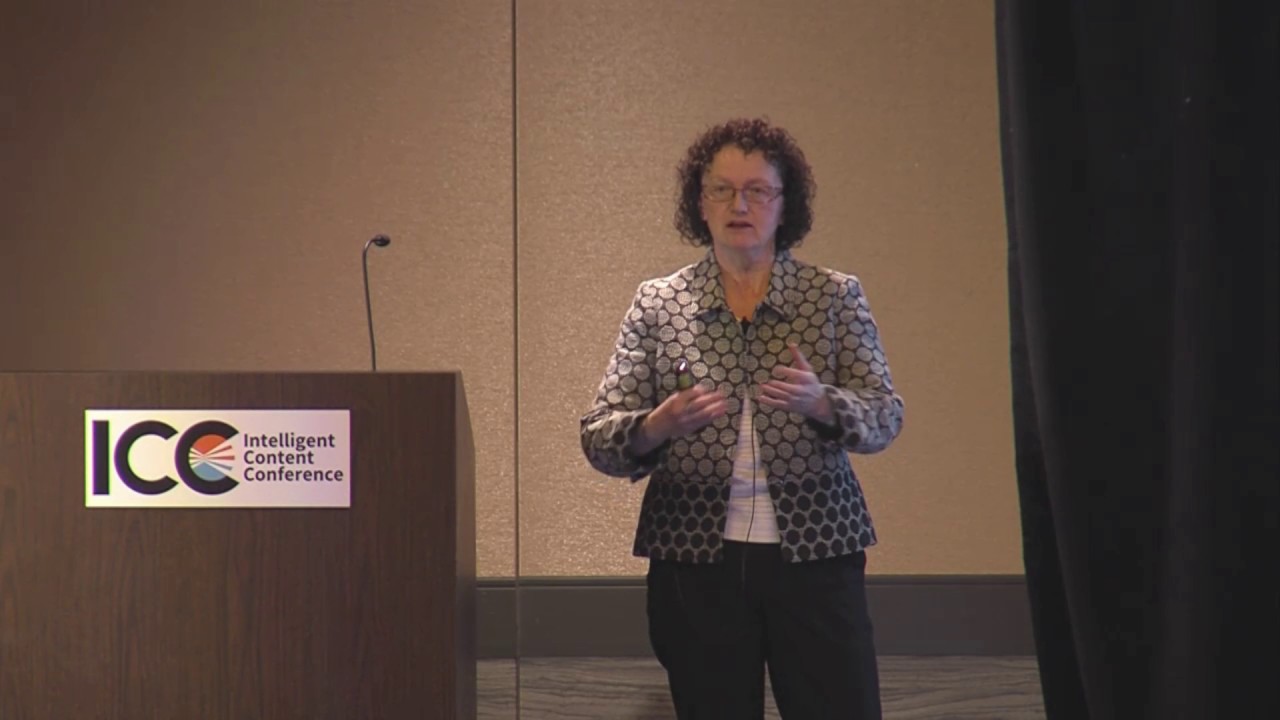 ICC 2016 - Ensuring Technology Meets your Intelligent Content Needs - Ann Rockley