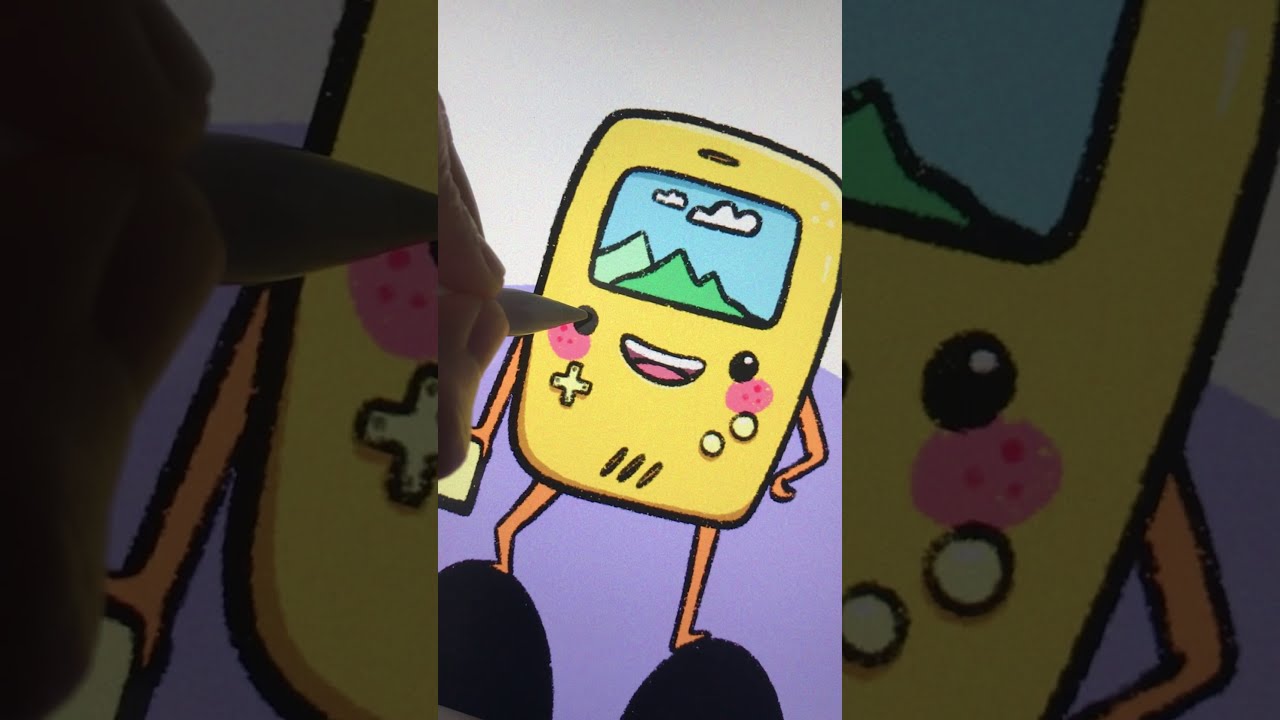 Short digital art video on Procreate 