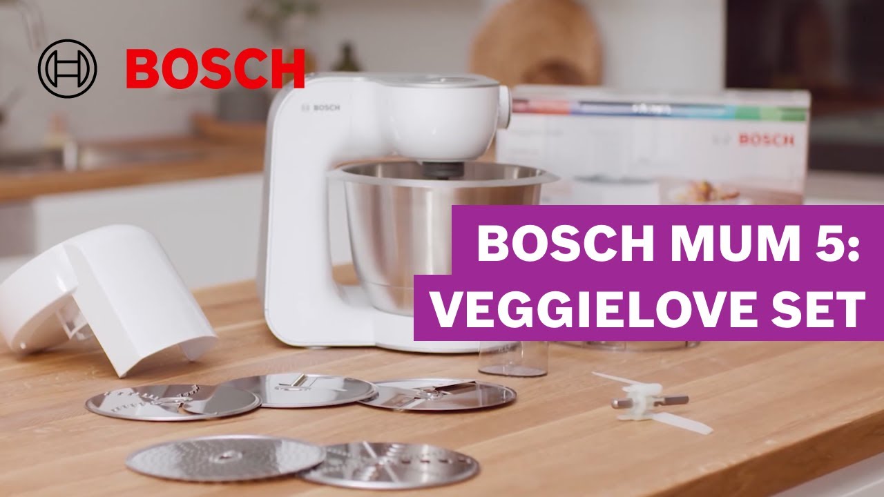 Gemüse in jeder Form: VeggieLove Set für die MUM 5 | Bosch MUM - YouTube