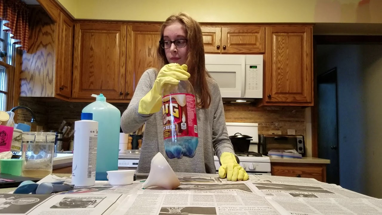 Elephant Toothpaste Experiment (chemical change) YouTube