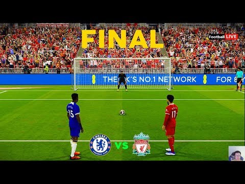 Chelsea vs Liverpool - Penalty Shootout - Final Caraboa Cup 2024 | eFootball PES