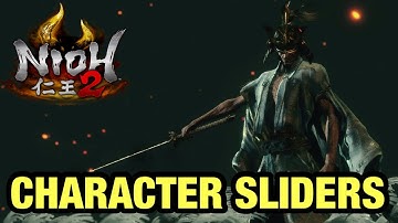 Nioh 2 [仁王2] Character Creation Sliders 6