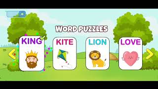 Word puzzle Learning Video ll youtube kids