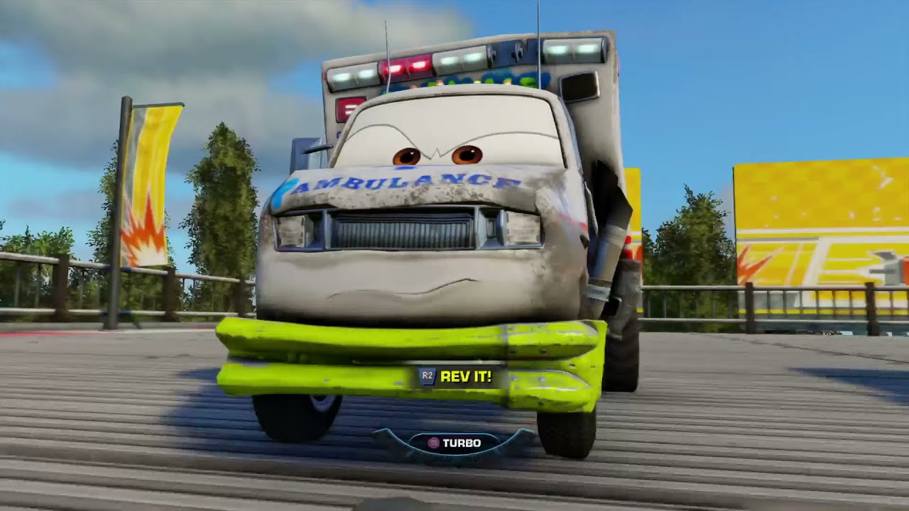 Cars3: Driven To Win For Fun (Dr Damage & Miss Fritter)