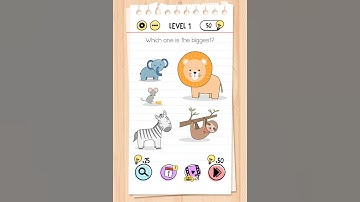 Brain Test Level 1 - Which one is the biggest? #game #braintest #brainstorm