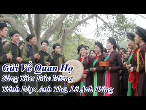 Video Gửi Về Quan Họ (Đức Miêng) - Anh Thơ, Lê Anh Dũng - youtube